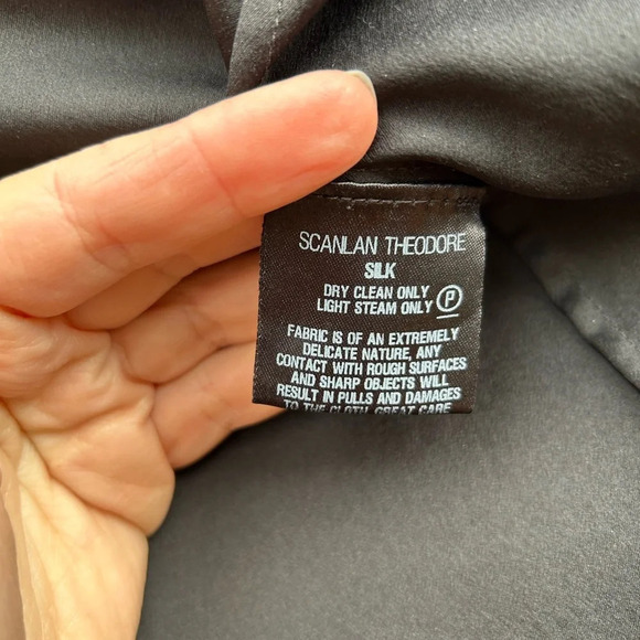 Scanlan Theodore Silk Blouse, size 10 - Picture 10 of 12